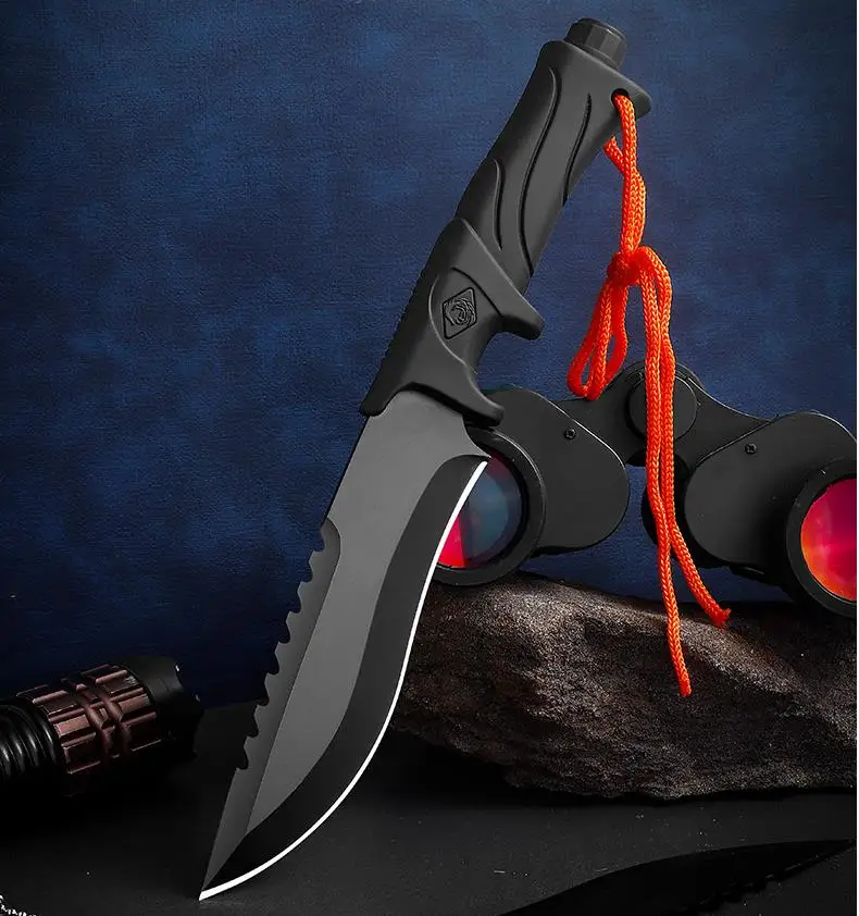 Нож с фиксированным клинком, Военный нож, тактический прямой нож, нож для выживания, кемпинга, карманный нож для повседневного использования, нож для рыбалки, портативный нож