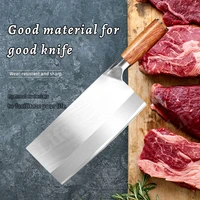 kitchen knife high hardness chinese chef knife forged stainless steel meat cleaver butcher vegetable cutter slicer