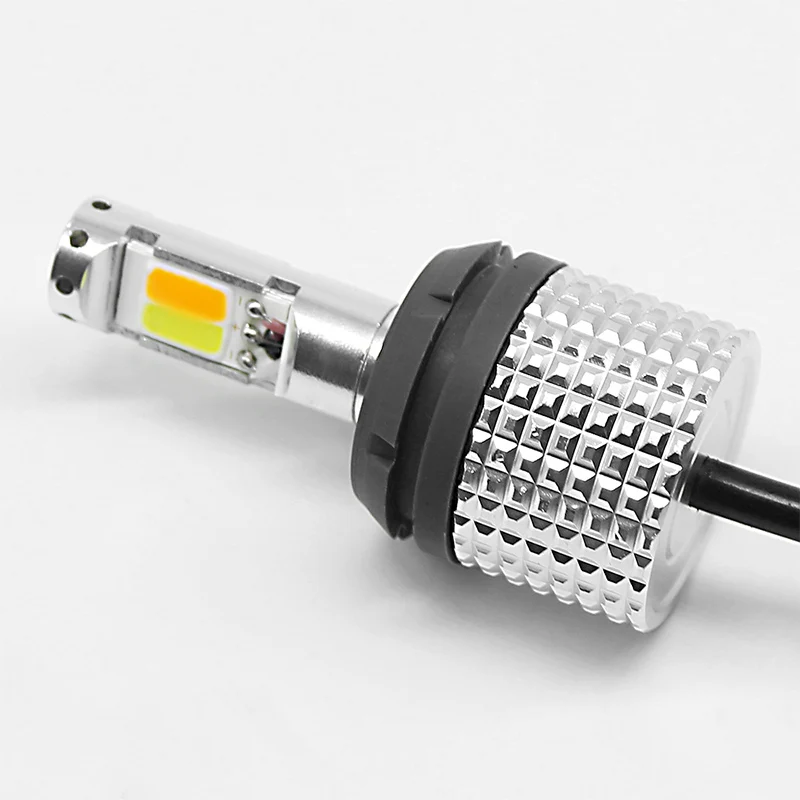 Новый светодиодный автомобильный светильник указателя поворота 2 шт. COB 30 Вт 1156 1157