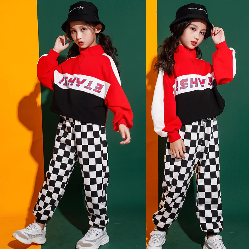 Детские повседневные штаны укороченная толстовка одежда в стиле хип хоп костюм