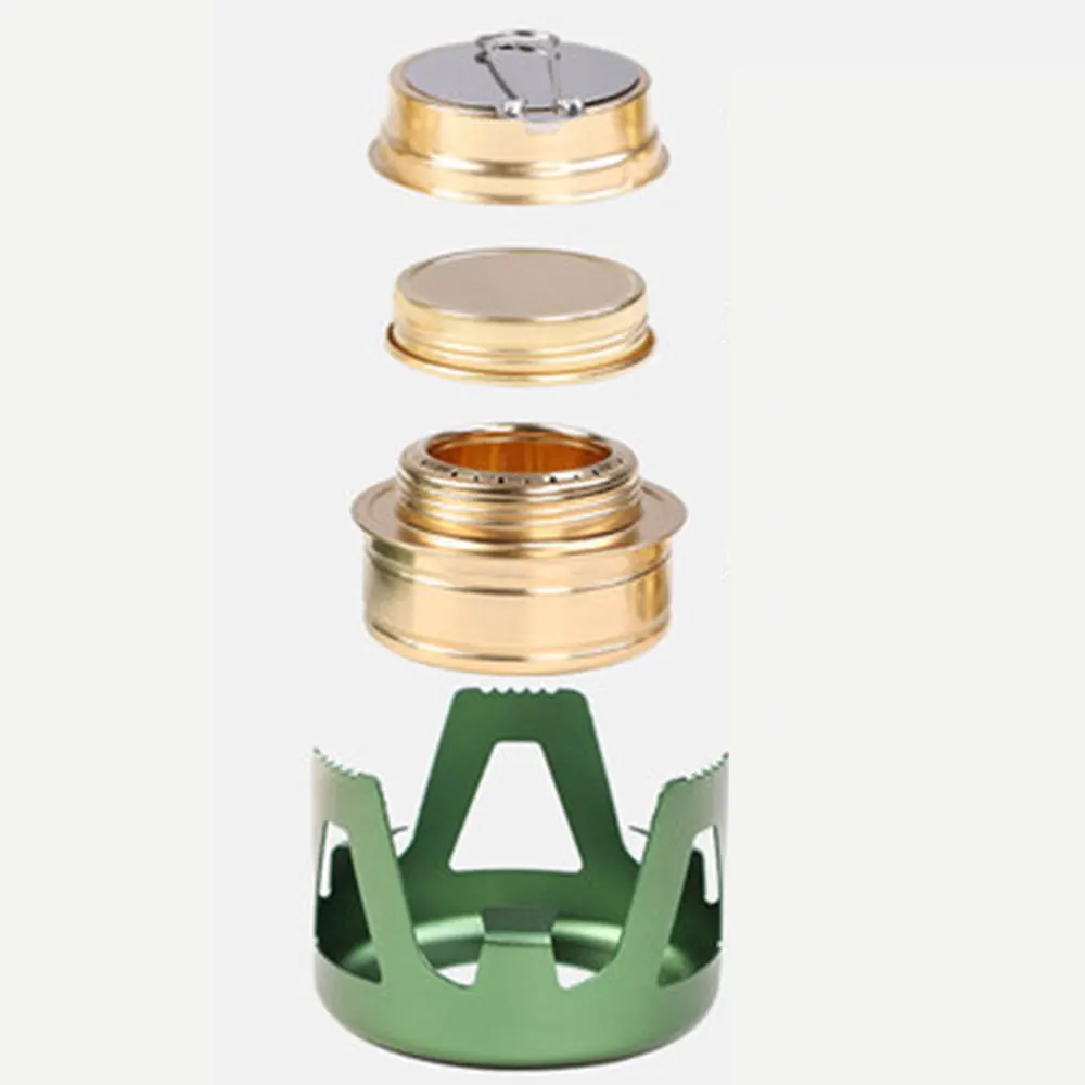 

Stainless Steel Mini Portable Spirit Burner Alcohol Stove Furnace Outdoor Backpacking Hiking Alcohol Burners For Outdoor Tools