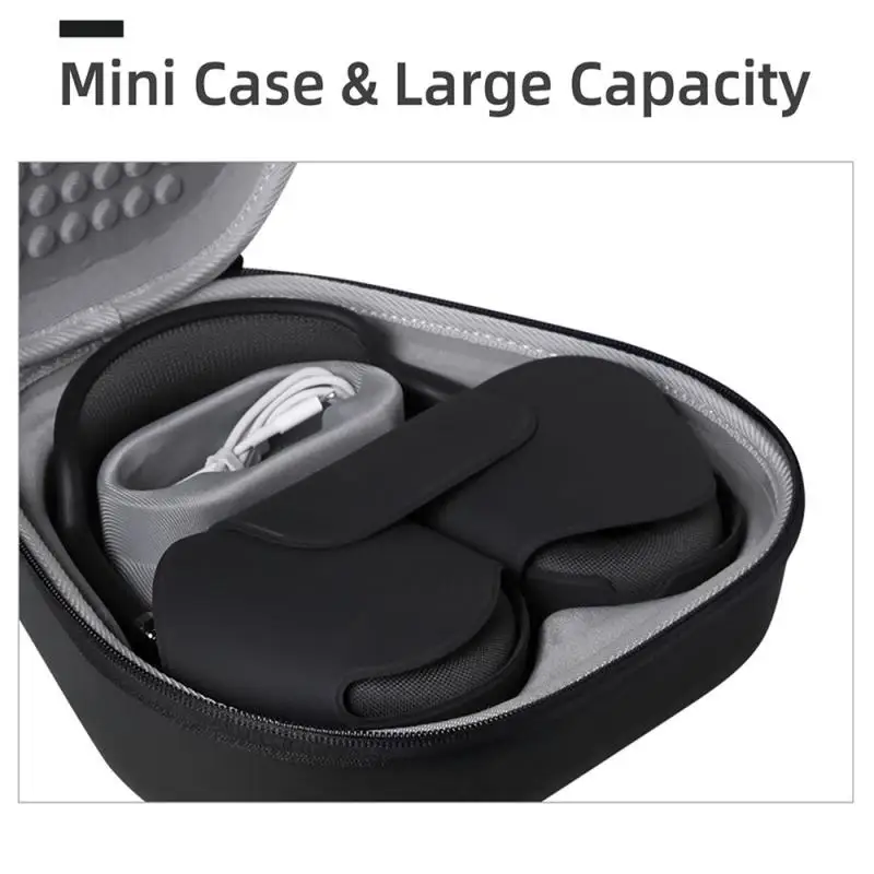 

Soft Portable Storage Bag For AirPods Max Headphone Dustproof Shockproof Anti-fall Travel Carrying Case Zipper Box Headset Cover