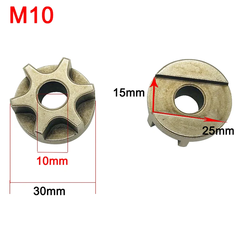 M10 M14 M16 Звездочка цепная пила Шестерня для 100 115 125 150 180 Замена для угловых шлифовальных машин Шестерня цепная пила кронштейн электроинструмент