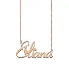 Элиана имя ожерелье Золото пользовательское имя чокер для женщин девушек Лучшие Друзья День рождения Свадьба рождественские дни матери подарок