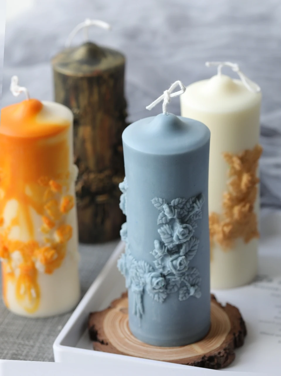 

Цилиндрической формы в полоску дизайн лампы в форме свечи формы силиконовые готическая обувь ручной работы; Изготовление воска для свечи ф...