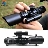 ls3 10x42e tactical rifle scope red laser sight optics riflescope fit for hunting gun rifle airsoft sniper hunting equipment