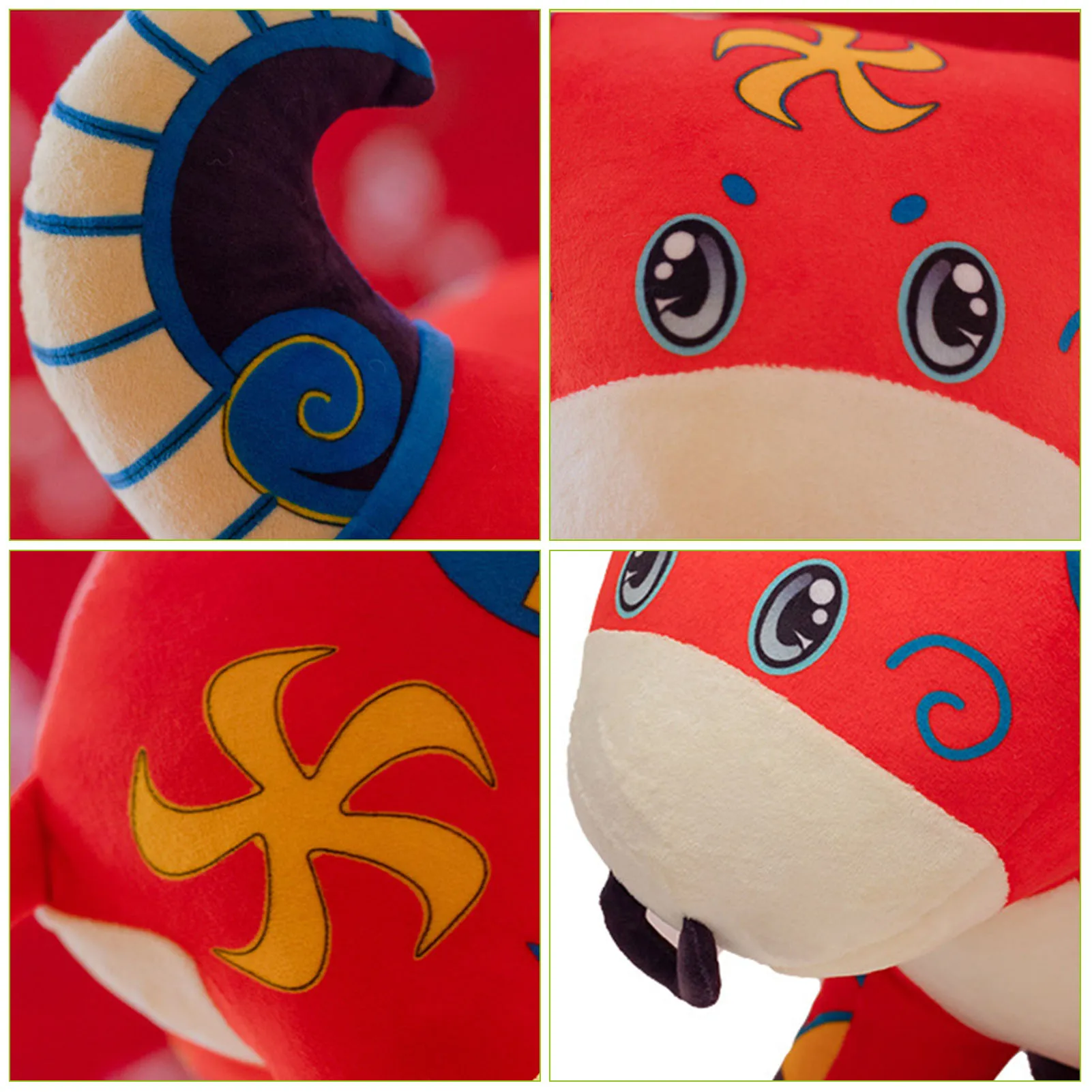 

Year of the Ox Mascot Doll Animal Stuffed Toy New Year Gift Plush Doll Home Decor Room Decoration Gift For Children Kids