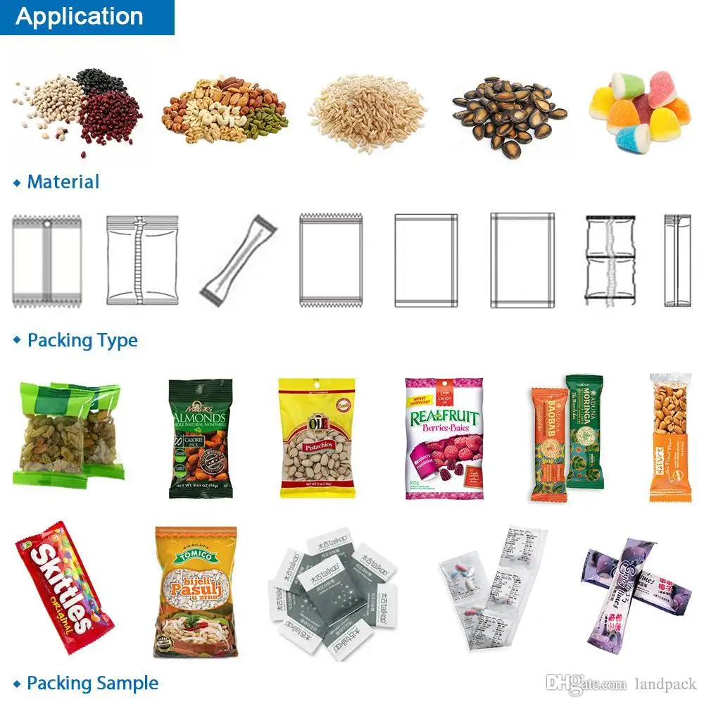 Упаковочная машина для шоколада с вертикальным потоком автоматическая