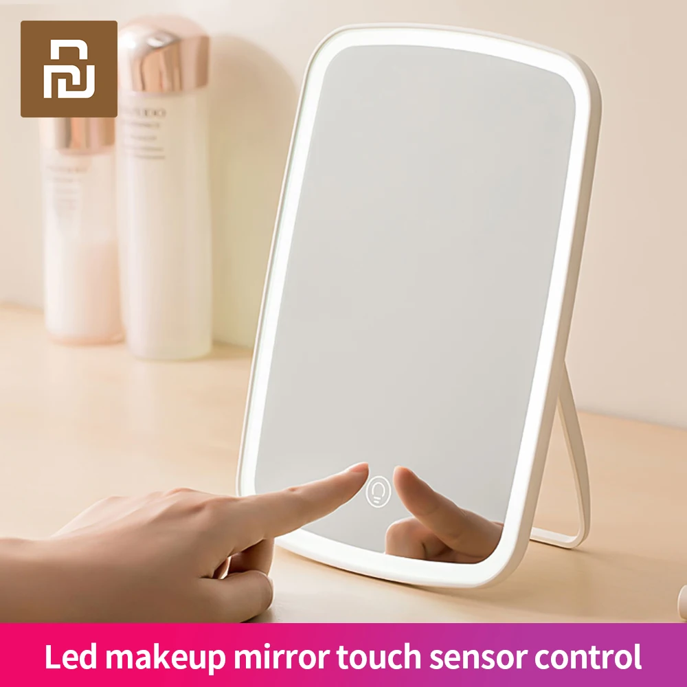 

Xiaomi YouPin Makeup Mirror with Touch Control Brightness Adjustable Portable LED Lights Desktop Lamp 1200mAh