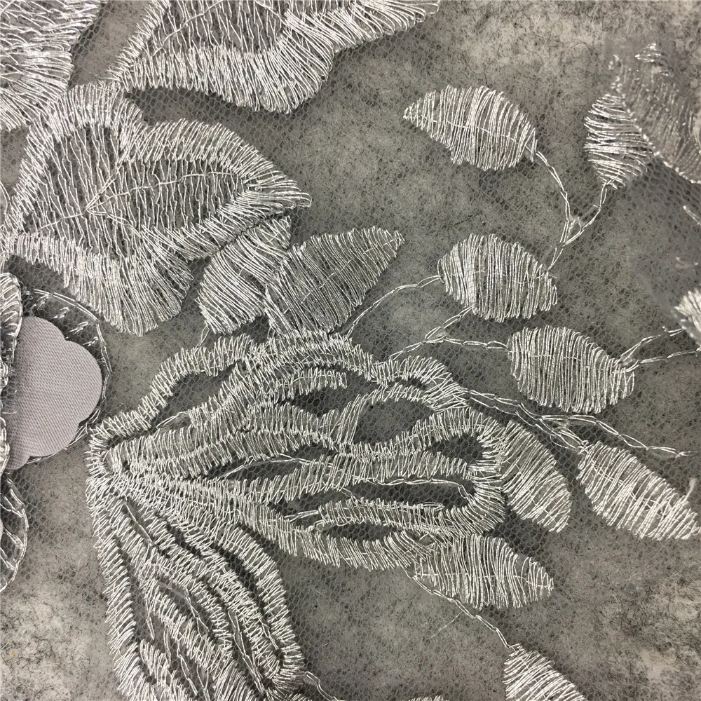 Кружевной воротник серебристого цвета 1 шт. товары для цветов аксессуары