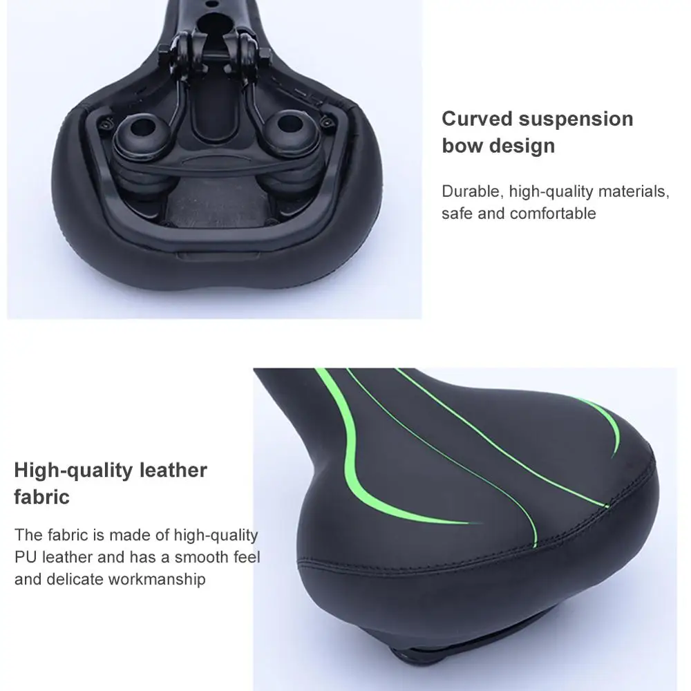 

3D Soft Thickened Bicycle Seat Breathable Bicycle Saddle Seat Cover Comfortable Foam Seat Mountain Bike Cycling Pad