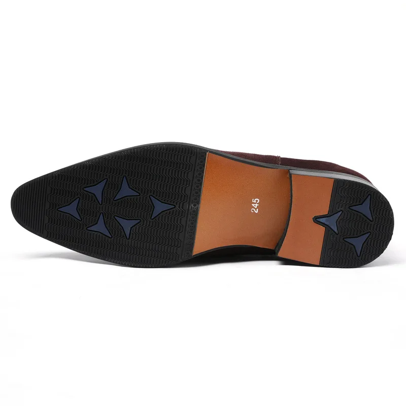 

Suede Oxford Loafer Shoes Men Genuine Leather Casual Shoes Slip On Fashion Formal Shoes Wedding Business Black Dress Shoes Men