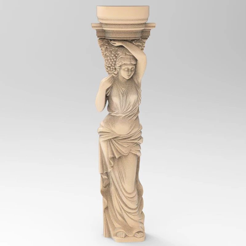 Модель 3d stl для женщин 2 шт. столбы принтер файлы статуэтка искусство модель ЧПУ