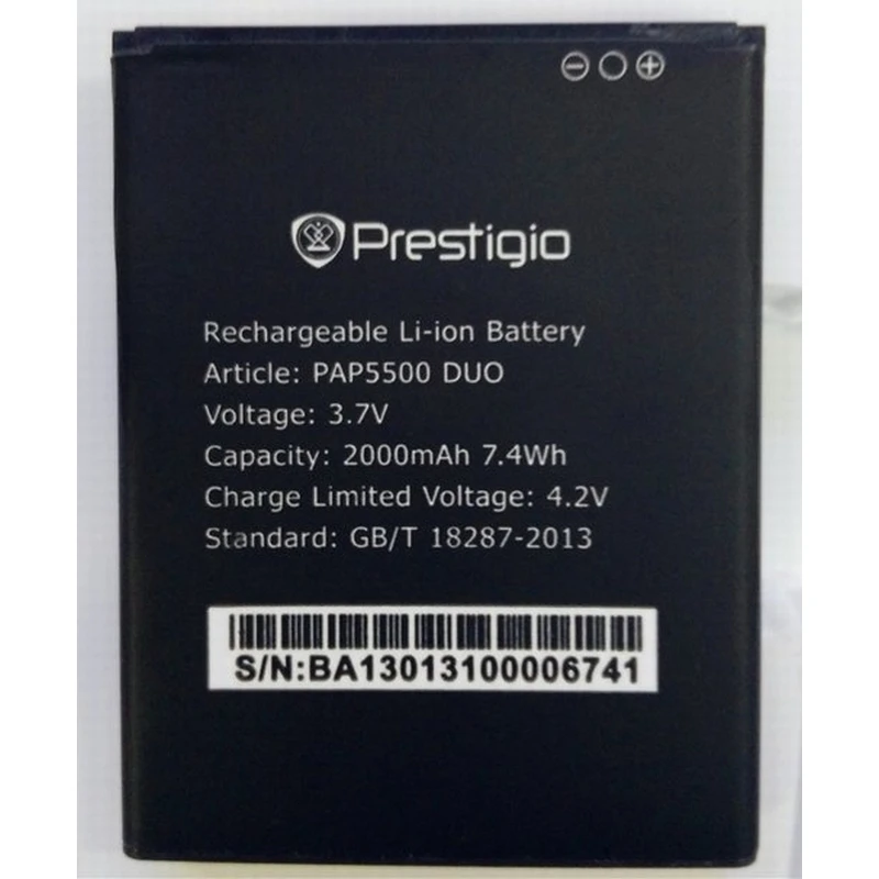 Аккумулятор для Prestigio MultiPhone 5500 DUO PAP5500|Аккумуляторы мобильных телефонов| |