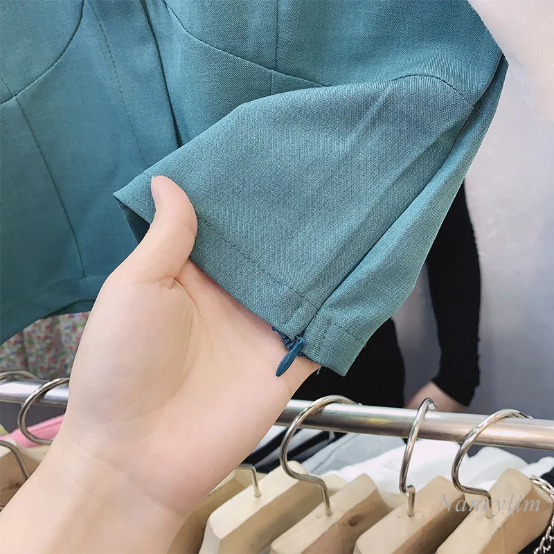 

cropped t shirt for woman 2021 Spring and Summer Short Sleeve Fake Two-Piece T-shirts girls ladies New High Waist Slimming Top