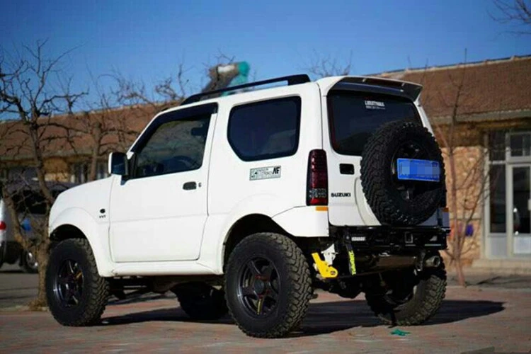 Спойлер для Jimny 2007-2014 Suzuki JIMNY спойлер DLEK из АБС-пластика цвет заднего крыла