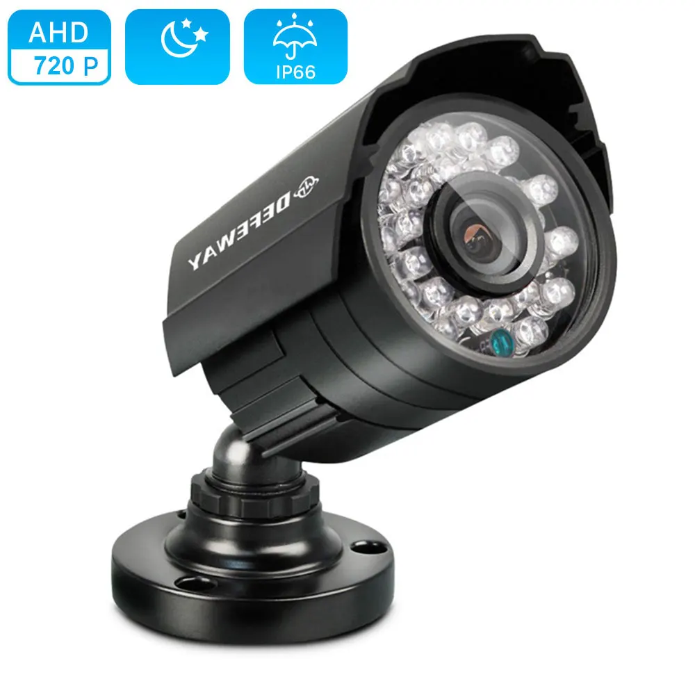 DEFEWAY 720P AHD аналоговая камера для видеонаблюдения Видео камеры от атмосферных