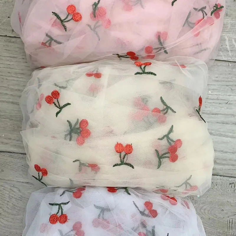 Мягкая сетчатая вышивка тюль кружевная ткань сделай сам юбка одежда Кукольное