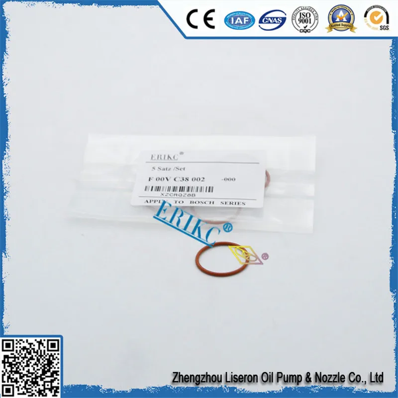 5 шт. ERIKC F00VC38002 уплотнительное кольцо для общей топливной магистрали F 00V C38 002 CR