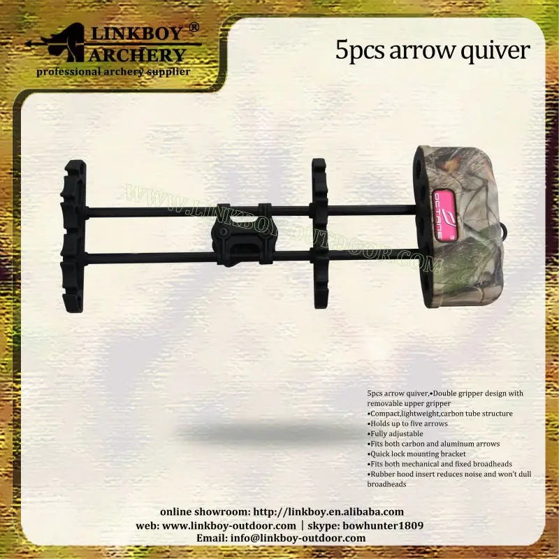 Linkboy совершенно новый Octane Camo 5 Quiver для стрельбы из лука Для Составного