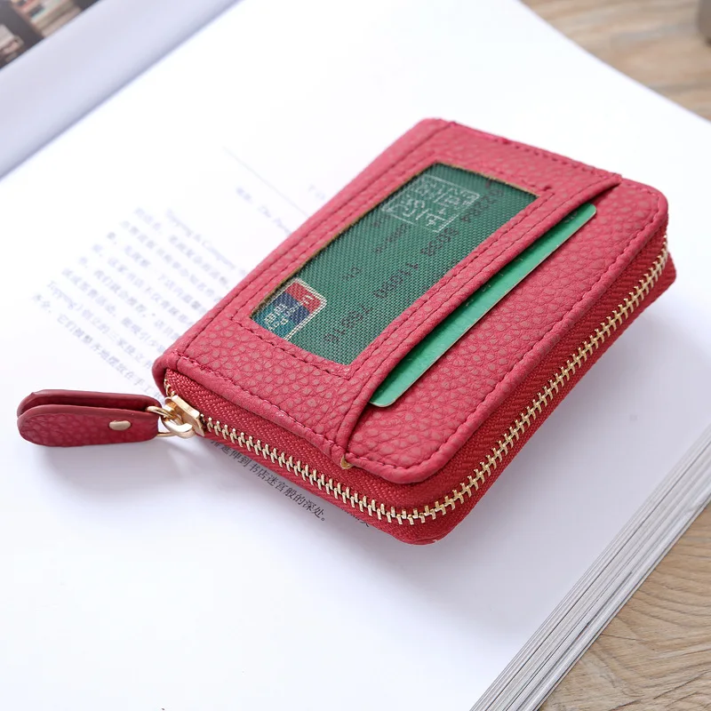 Женские милые кошельки с бантом Маленький модный брендовый кожаный кошелек