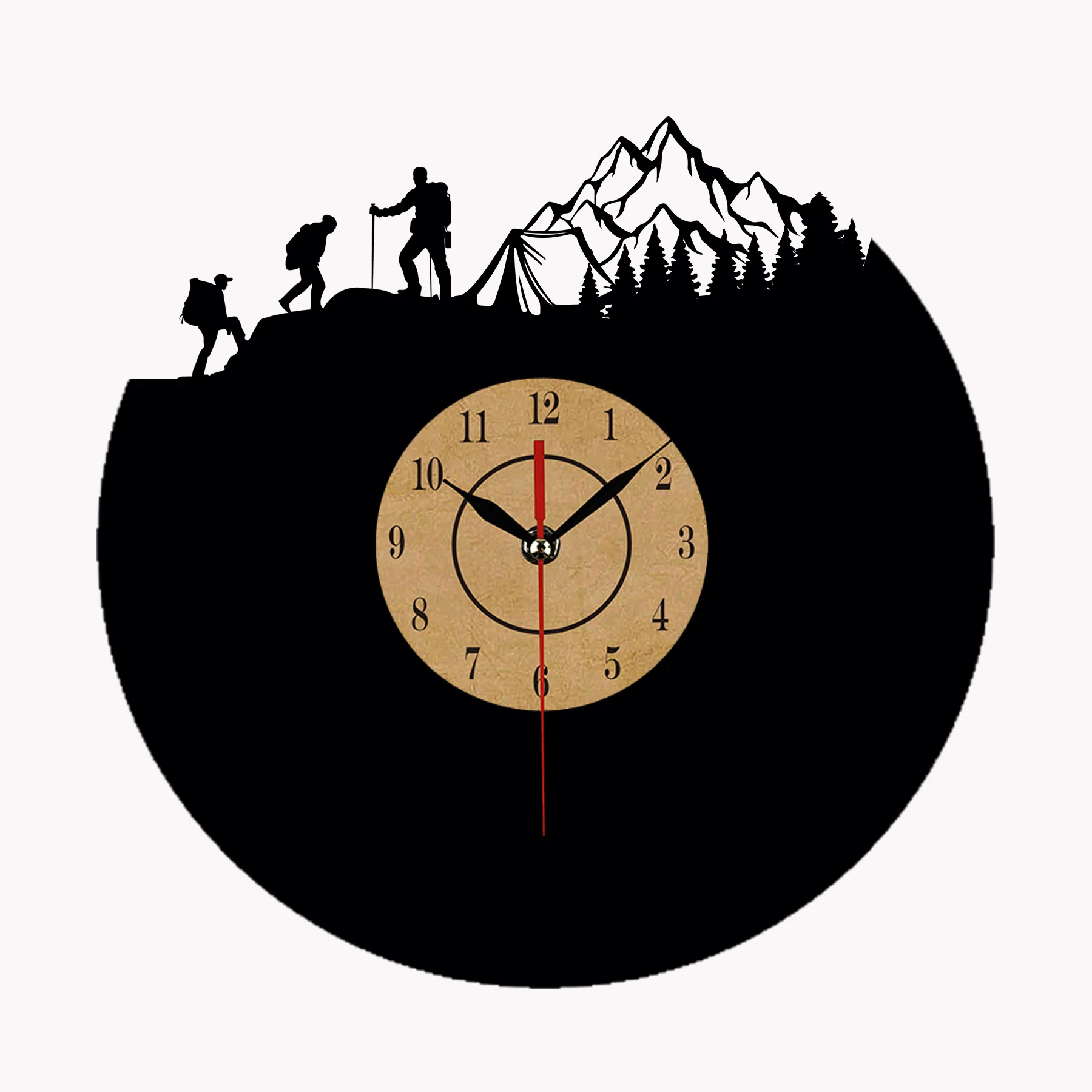 

Vinyl Wall Clock In Wall Clocks Modern Design Art CD Vinyl Record Clock Watch Creative Horloge Home Relogio Parede for Gifts