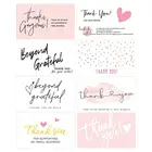 Карта благодарности за поддержку делопосылка Кетов, 30-дневная, розовая визитная карточка, ручная работа с любовью для продавцов, ценная