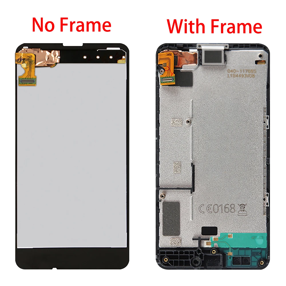 Модуль ЖК экрана 4 5 дюйма для Nokia Lumia 630 дисплей дигитайзер сенсорного с рамкой в