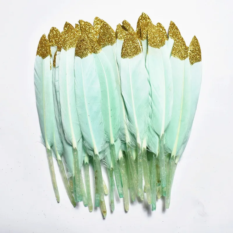 20 шт./лот окрашенные перья утки гусиные для рукоделия 10 15 см/4 6 дюймов перо фазана