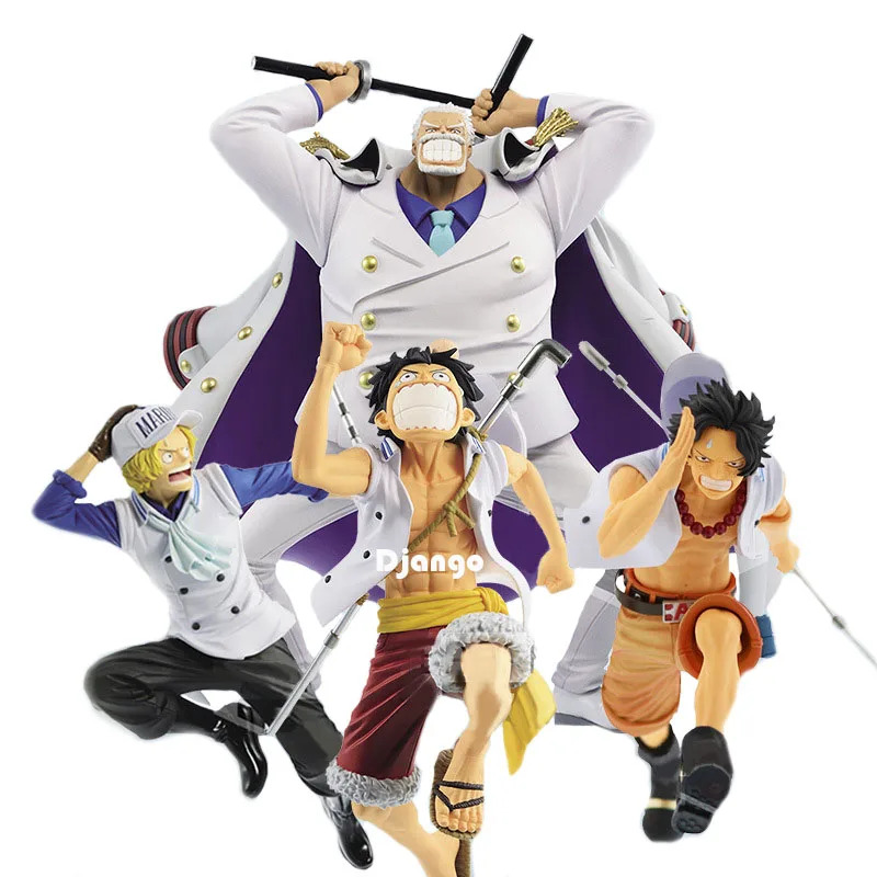 

16CM PVC Monkey D Luffy Portgas D Ace Sabo Brohters Anime Figure Collectible Statue Decorations Doll Toy Perfect Dream Of Garp