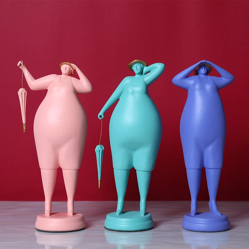 Изысканный пухленький женский художественный скульптурный Декор модный