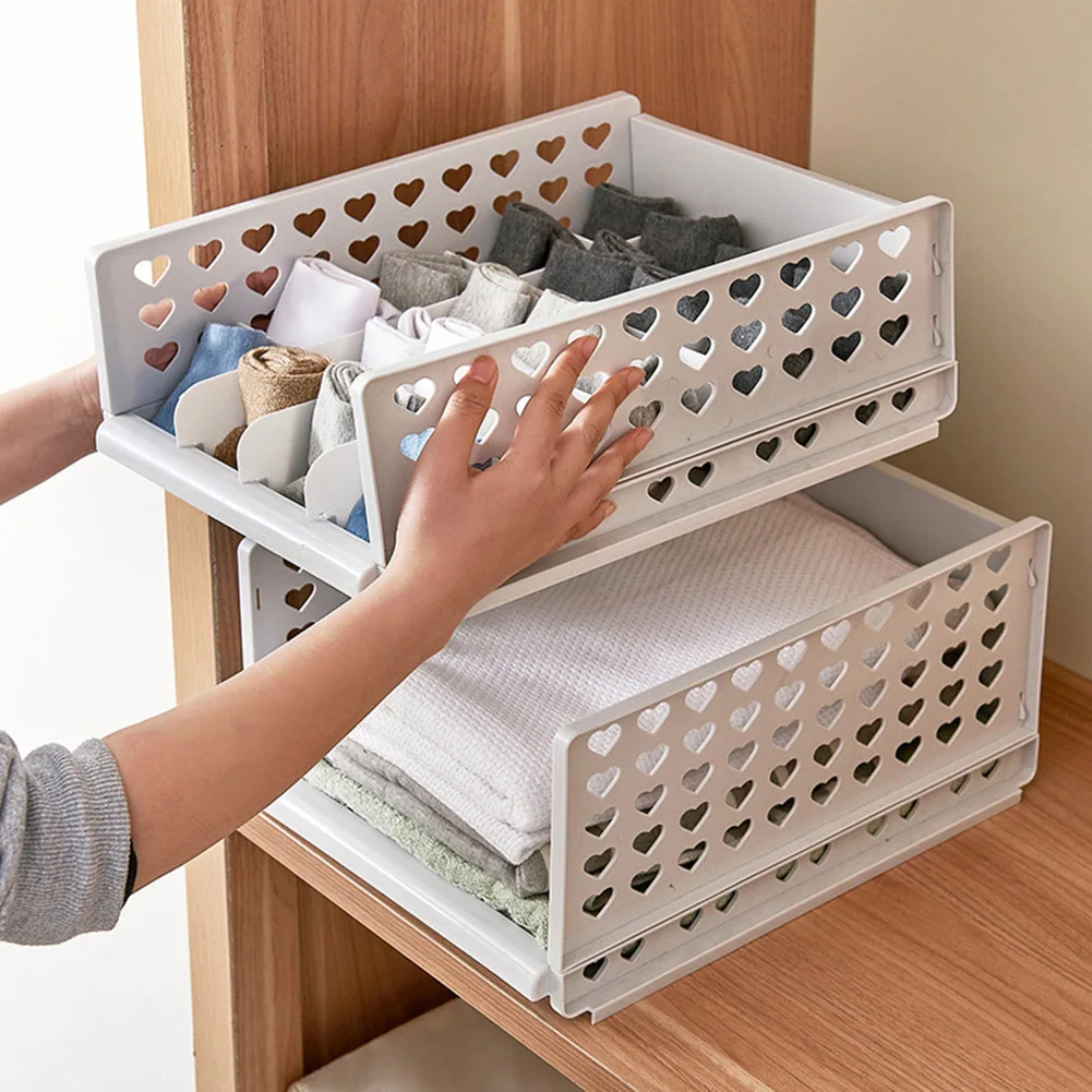 Съемный органайзер для одежды шкаф перегородка доска ящик корзина хранения