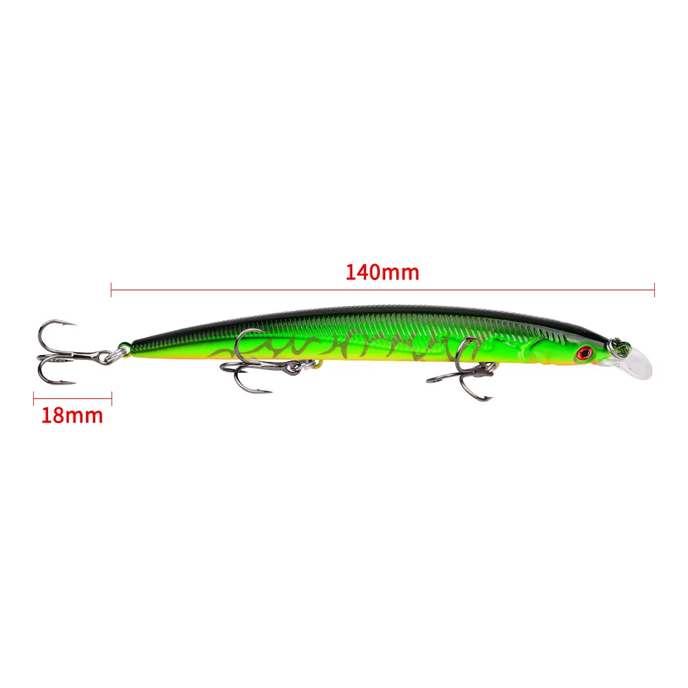 Лидер продаж приманка для морской рыбалки 6 шт./Лот mino 14 см/14 г мини-приманка