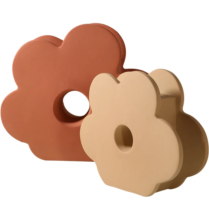 Керамика ваза украшения геометрический цветок художественная обеденный стол