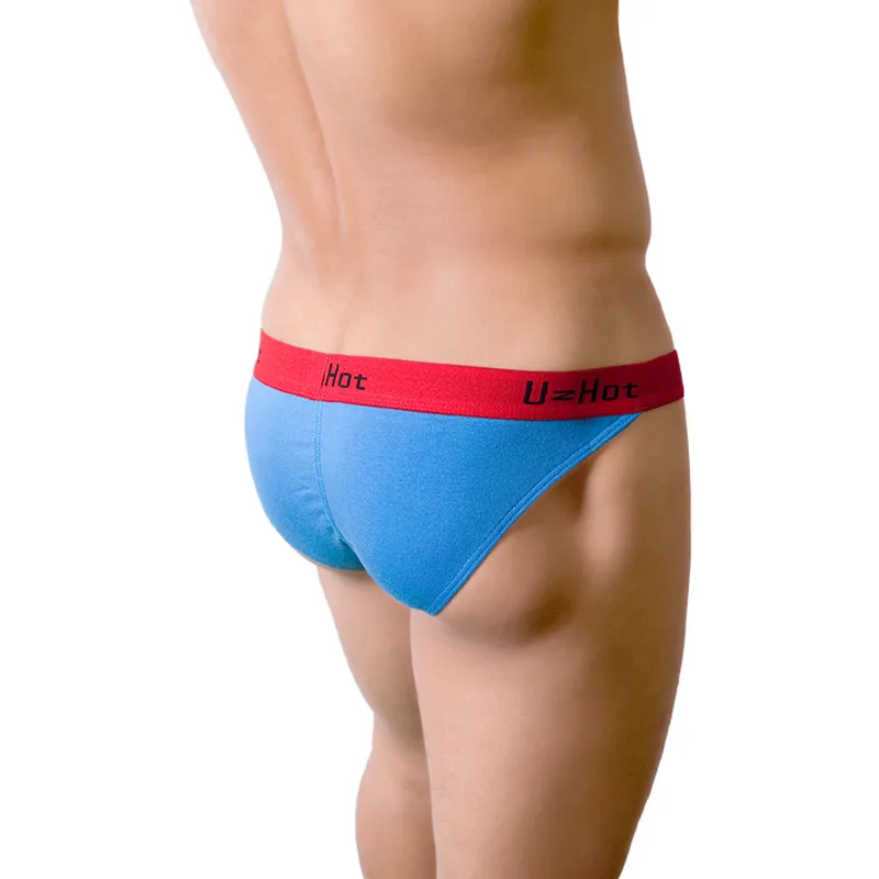 Мужские сексуальные трусики с карманом дышащие хлопковые трусы нижнее белье