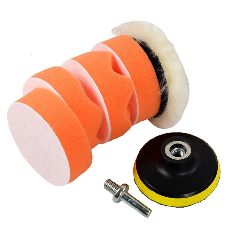

Polishing Sponge Wheel Kit Polisher 7pcs/set 3" Car Polishing Pad Polishing Buffer Waxing Buffing Pad Drill Set Kit