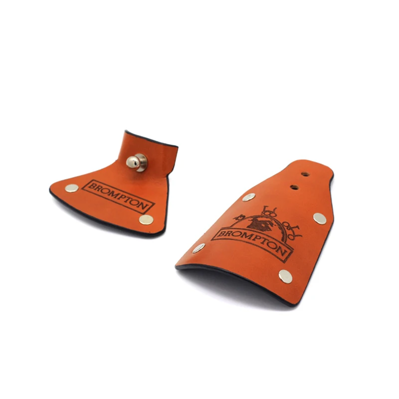 

SILVEROCK F4 Handmade Leather Fender Mudguards Mud Flap Set for Brompton 3SIXTY 360 PIKES Bicycle