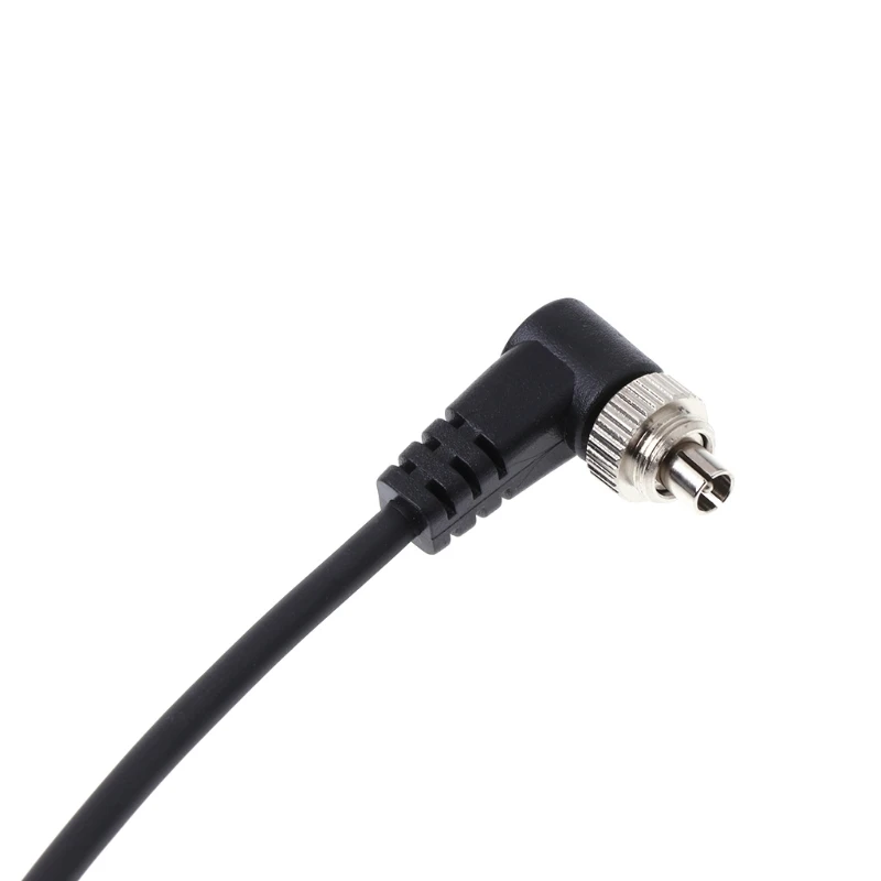 

2021 New M-M PC Sync Cord Male To Male Flash Spring Cable With Screw Lock for canon