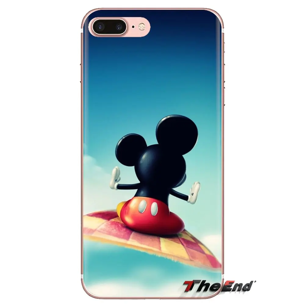 Мягкие прозрачные чехлы в виде ракушки lover mickey minnie mouse для huawei mate Honor 4C 5C 5X6X7 7A 7C 8 9 10