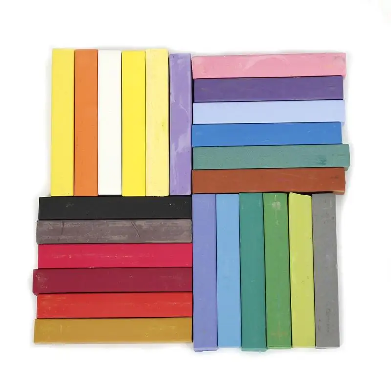 Красивые 24 шт. удобные временные супер краски для волос цветные яркие Меловые