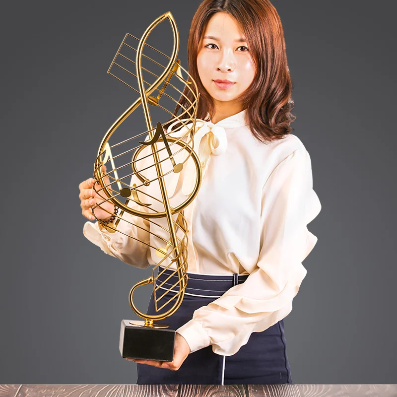 

metal furnishing articles european-style luxury hotel lobby living room TV cabinet example room porch decoration art