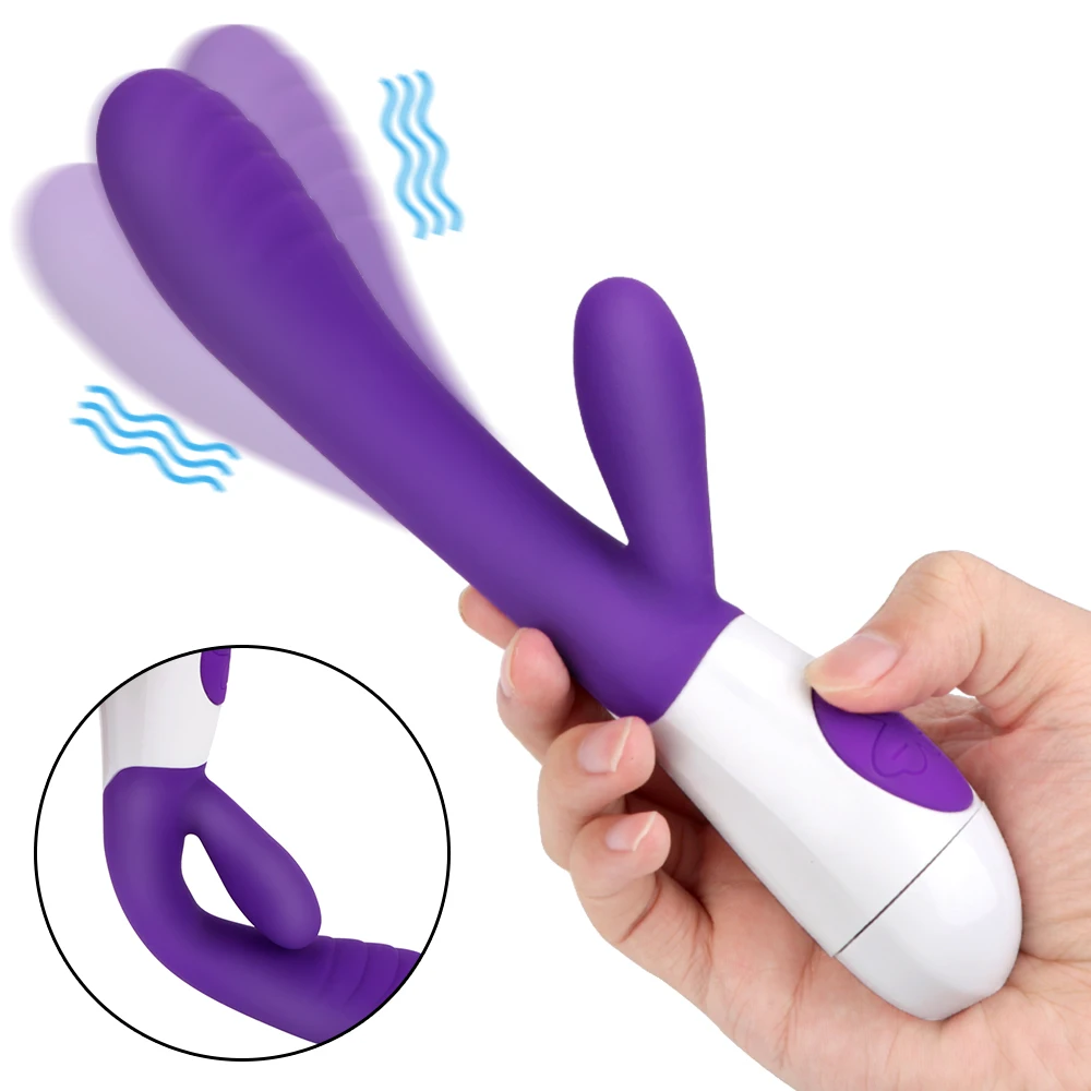 

Анальный вагинальный массаж Двойной вибрационный фаллоимитатор кролик вибратор точка G Клитор мастурбатор 12 частоты интимные игрушки для женщин эротический