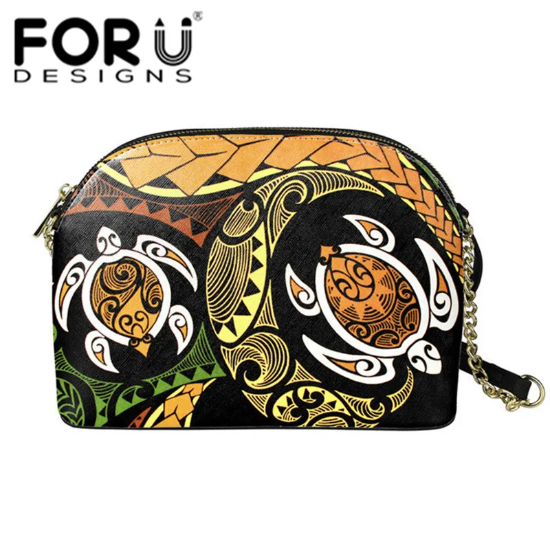 

Наплечные сумки FORUDESIGNS, Гавайская морская черепаха Хону, Вихревой 3d-принт, женская сумка через плечо, Повседневная дорожная сумка