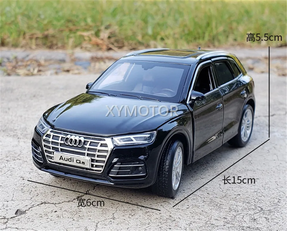 

Новый 1:32 JKM для Audi Q5 модель автомобиля SUV детские игрушки для мальчиков девочек Подарки красный/синий/черный для игрового дисплея