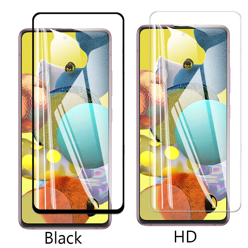 4 In 1 Camera Glass for Samsung Galaxy A51 5G Screen Protector Tempered Glass Samsun A71 A 71 51 A515F A715F Protective Film