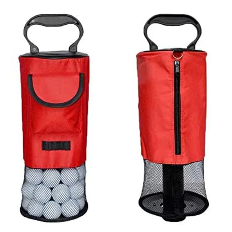 

Golf Ball Retriever Portable Golf Shag Bag Ball Picker Large Capacity Hold Up To 60 Balls Golf Accessories