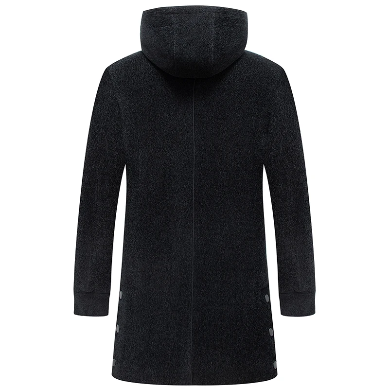 Мужская шерстяная Повседневная теплая куртка 10XL 8XL 6XL на осень и зиму с длинным