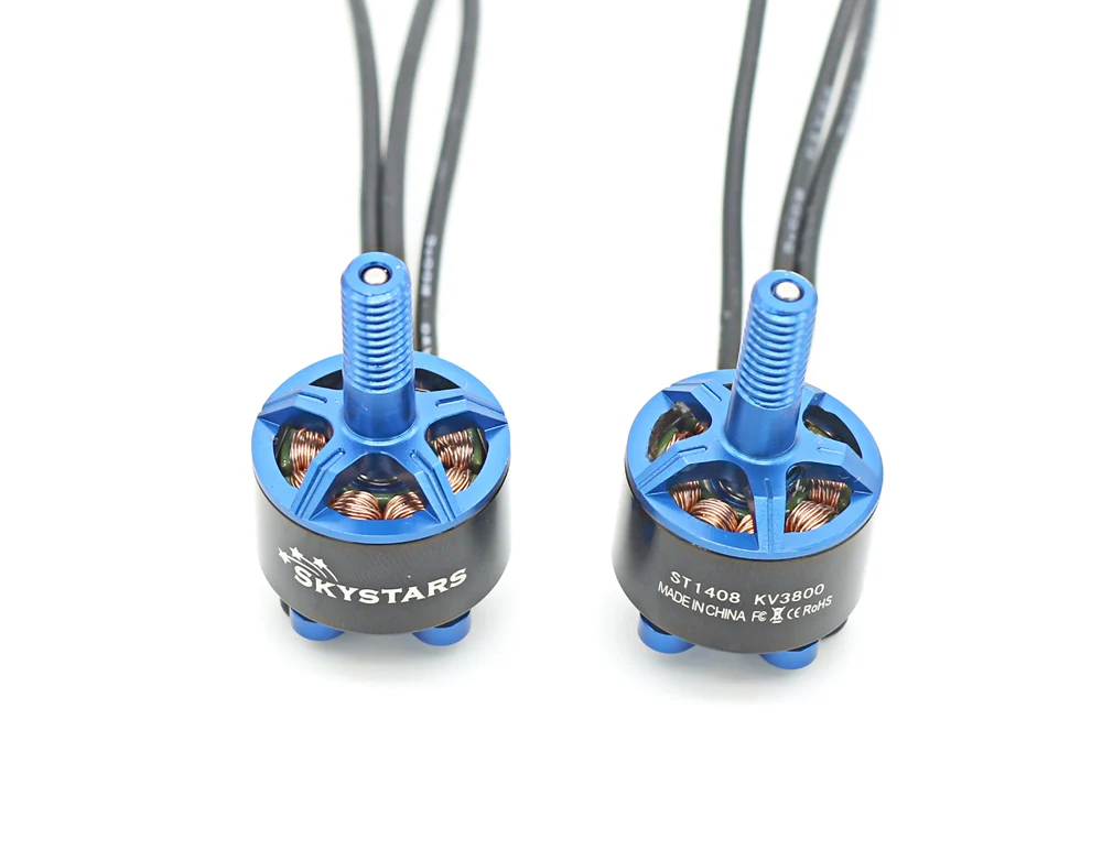 4 шт./лот Skystars 1408 3800KV 2S-4S бесщеточный двигатель для 130 140 150 RC Toys Multicopter VS T-Motor F20II F20 II