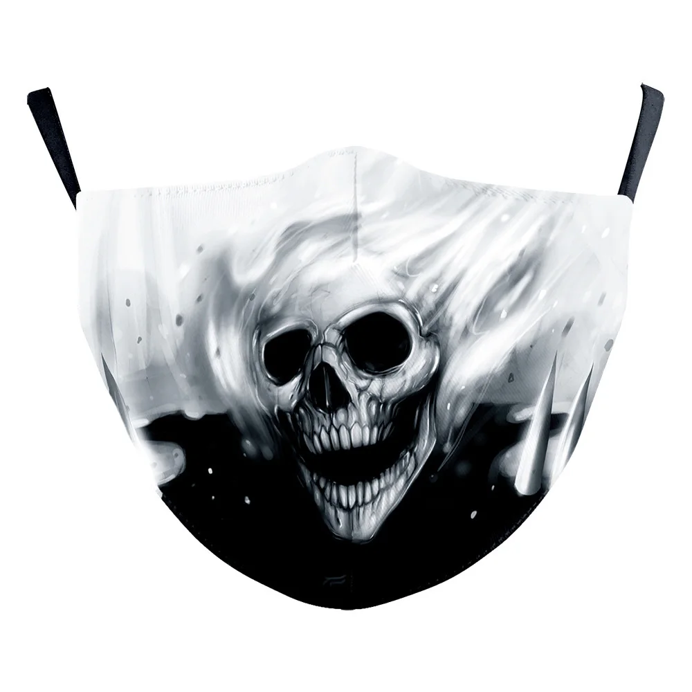 Модные косплей на Хеллоуин ужас Джокер уход за кожей лица защита для рта маска
