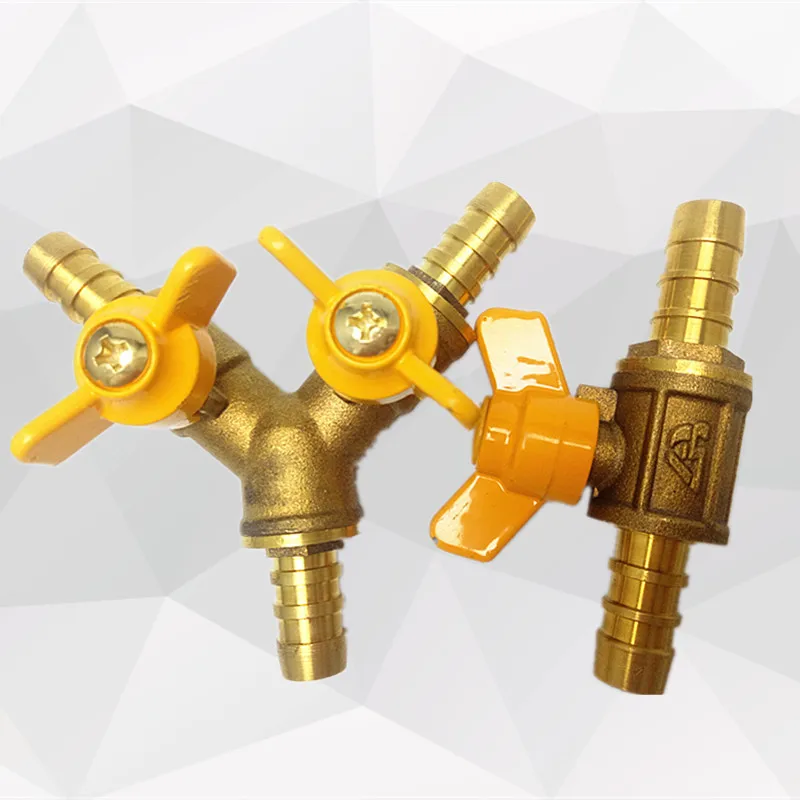 Y-образный трехходовой клапан латунный газ Соединительный переключатель